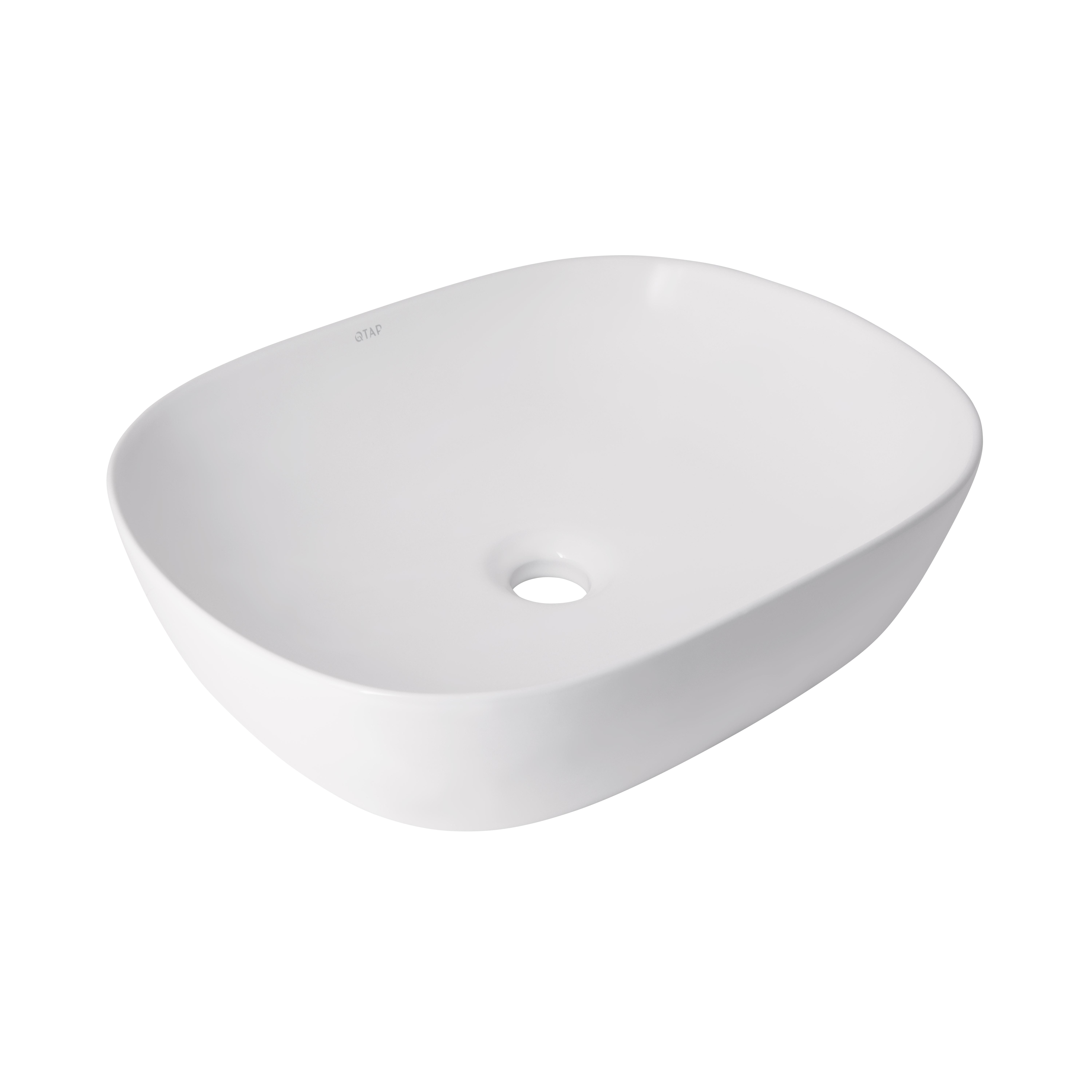 Раковина-чаша Qtap Aquarius 470x380x120 мм White (QT21116302W)