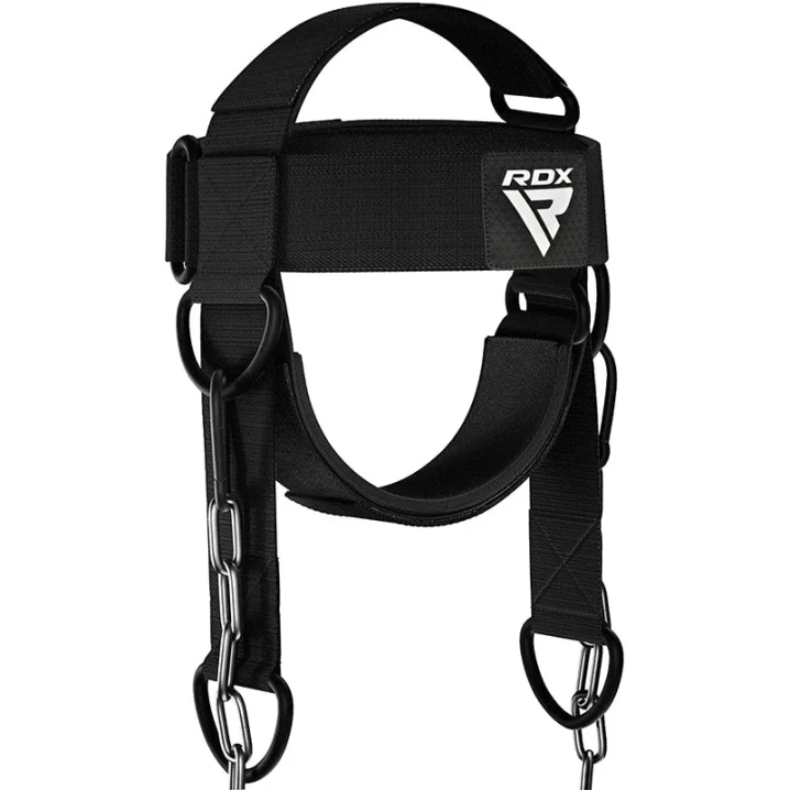 Тяга для шиї RDX H2 Neck Harness For Weight Lifting & Strengthening Exercises Чорний (3068185066)