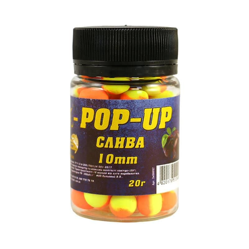 Бойл плаваючий 3KBaits Pop-up Слива 10 мм 20 г (3KB1297)