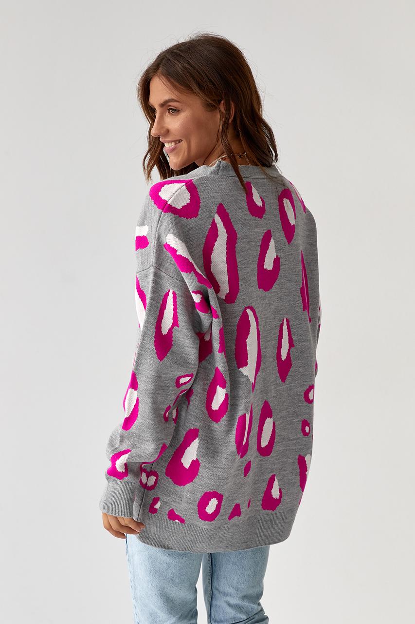 Кардиган жіночий M Сірий (9528018) - фото 2 Кардиган жіночий M Сірий (9528018) - фото 2