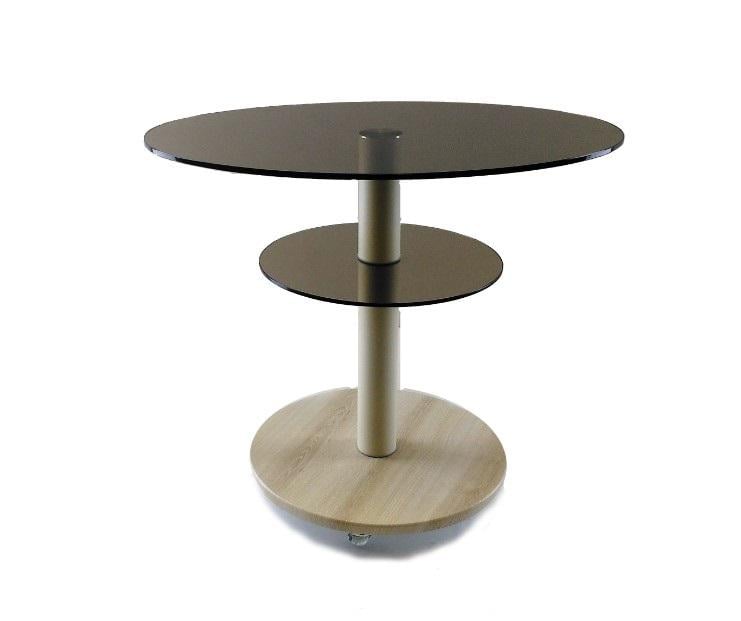 Стол журнальный стеклянный Commus Bravo Light 425 O bronza-pepel-bg60 Бежевый (422860184) Стол журнальный стеклянный Commus Bravo Light 425 O bronza-pepel-bg60 Бежевый (422860184)