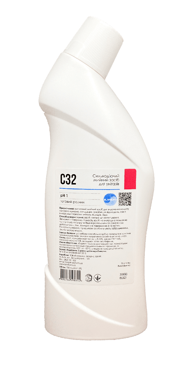 Засіб миючий БЛАНІДАС Cильнодіючий для унітазів 0,75 л (14020111)