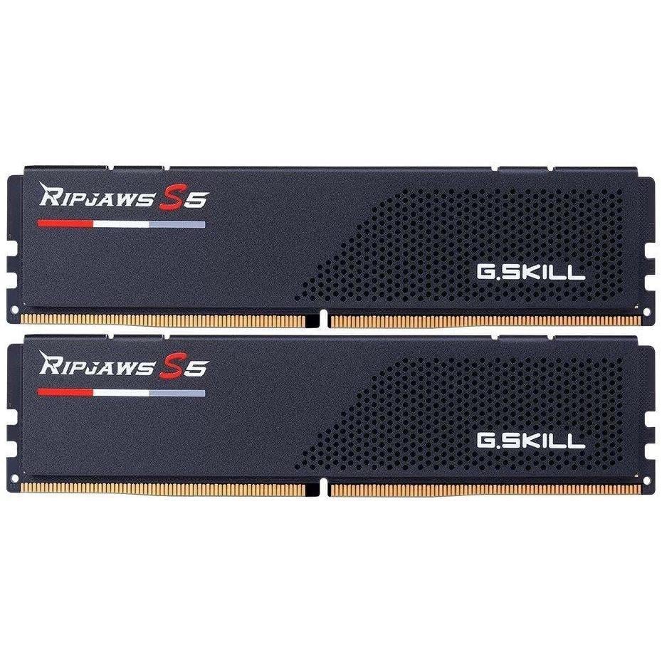 Оперативная память G.Skill Ripjaws S5 DIMM 64 Гб DDR5 6400 МГц CL32 Черный (F5-6400J3239G32GX2-RS5K)
