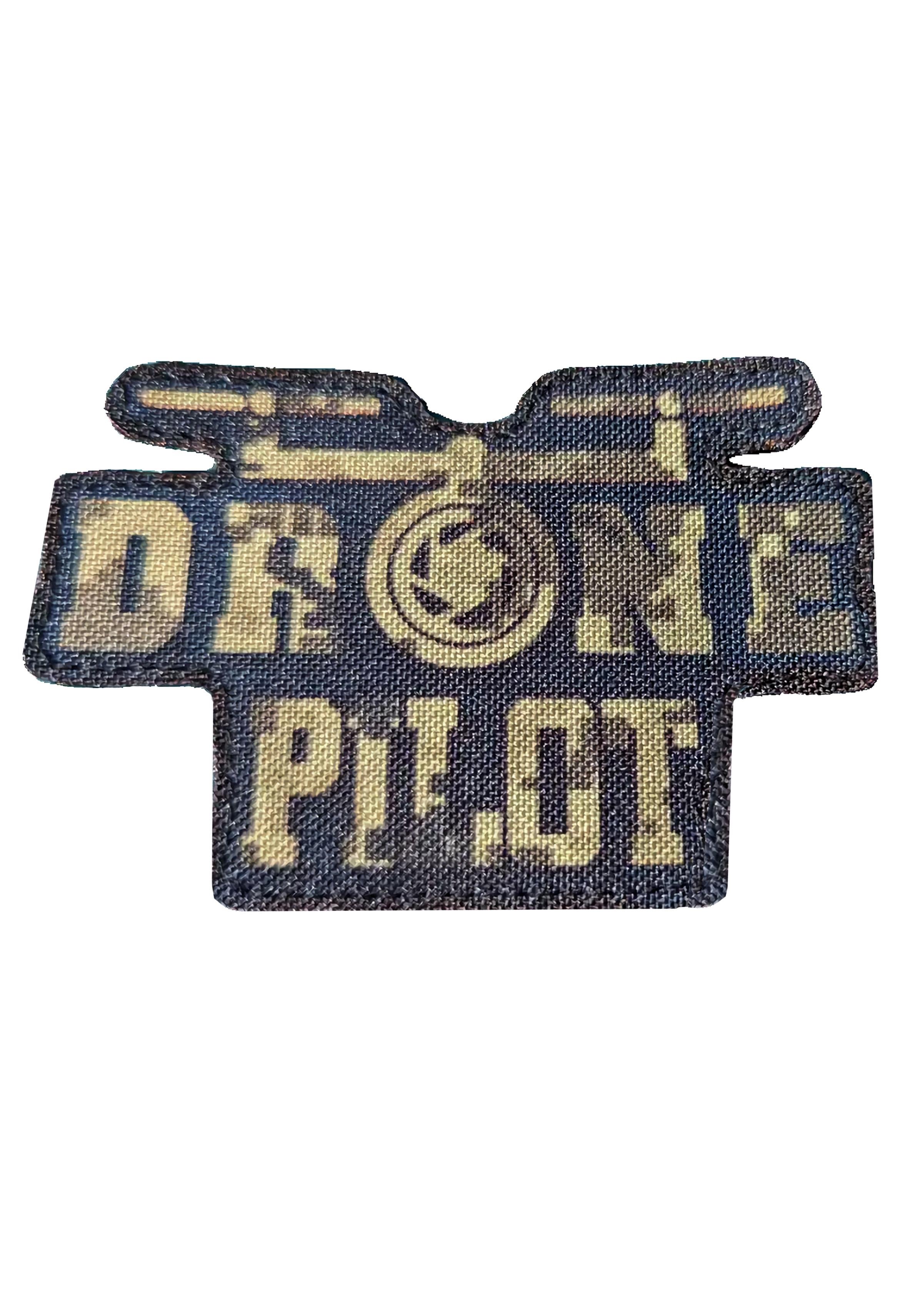 Шеврон-патч FPV-дрон drone pilot на липучке Пиксель (DRONS18)
