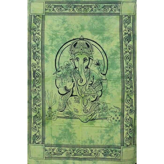 Покривало односпальне Ганеш Салатовий (9040658) - фото 1 Покривало односпальне Ганеш Салатовий (9040658) - фото 1