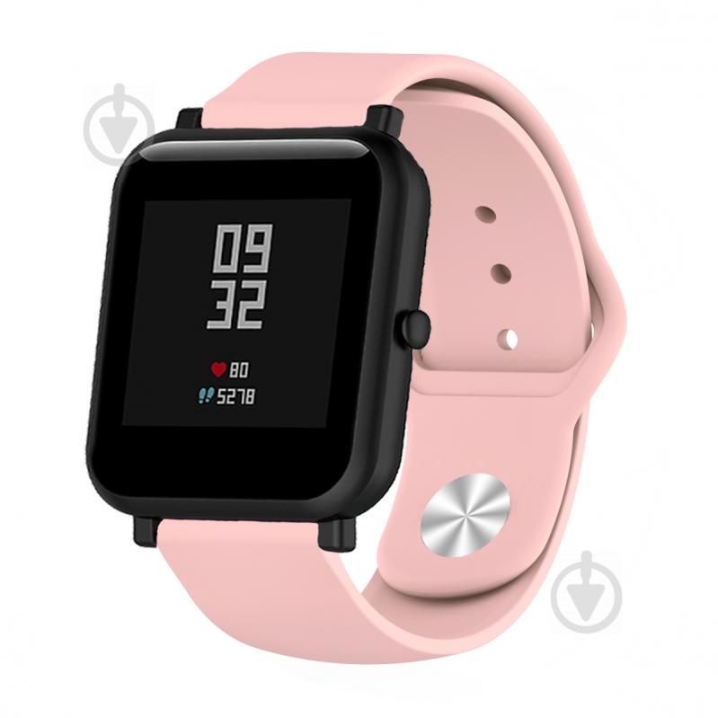 Ремешок BeWatch силиконовый для Xiaomi Amazfit BIP Розовый (1010311) Ремешок BeWatch силиконовый для Xiaomi Amazfit BIP Розовый (1010311)