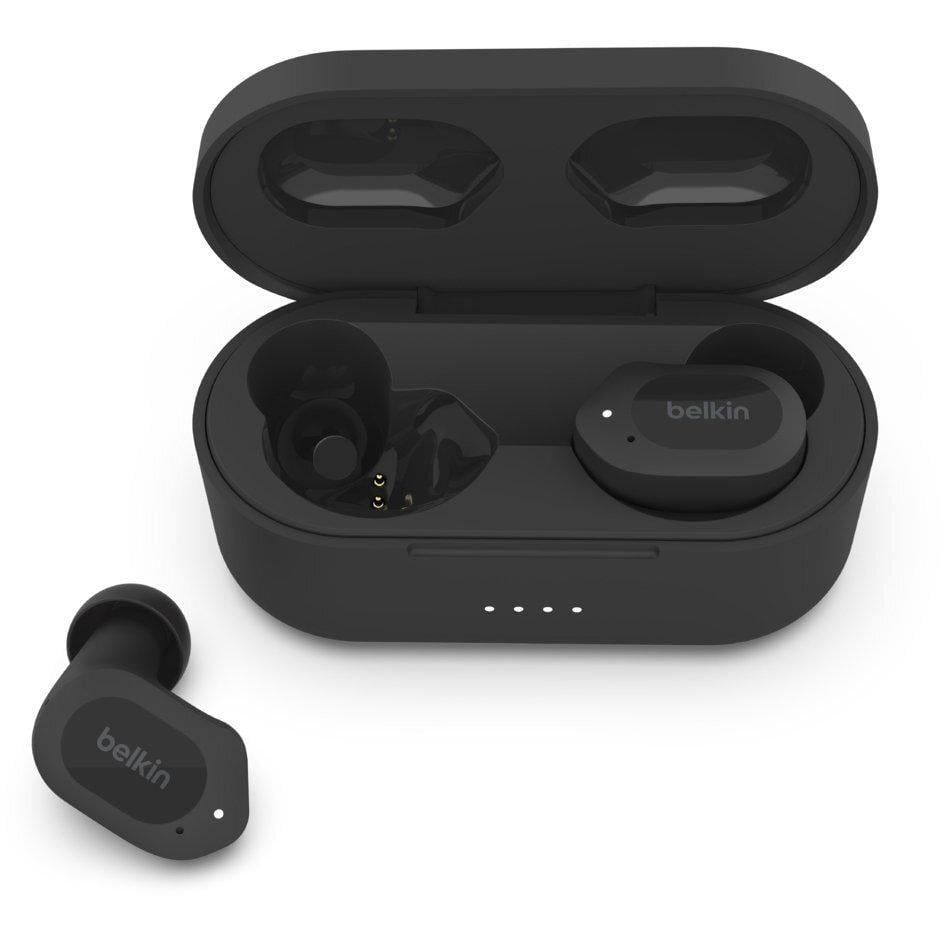 Наушники в кейсе TWS Belkin Soundform Play True Wireless Черный (AUC005BTBK)