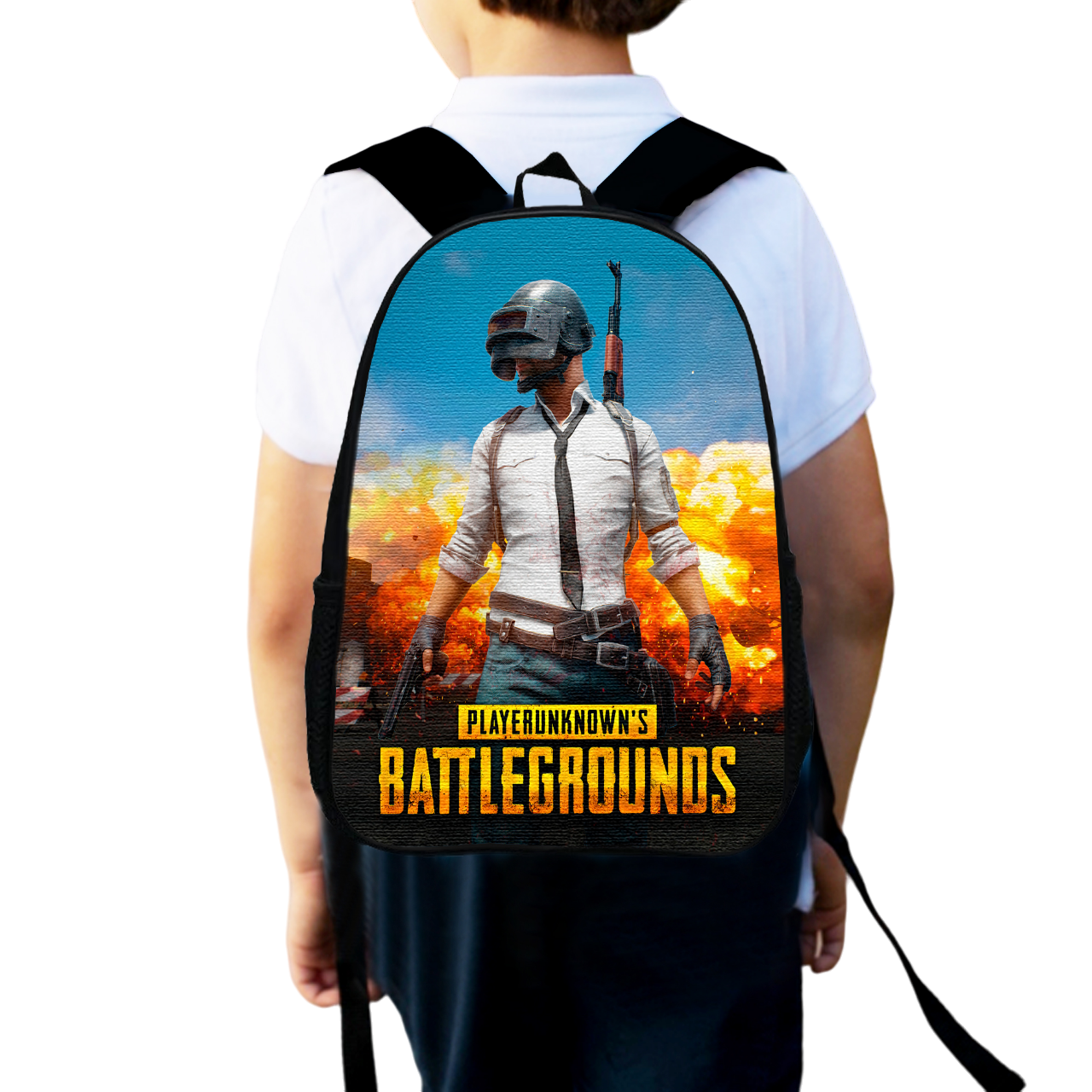 Школьный рюкзак детский PUBG Battlegrounds для мальчика 34х27 см (0127)