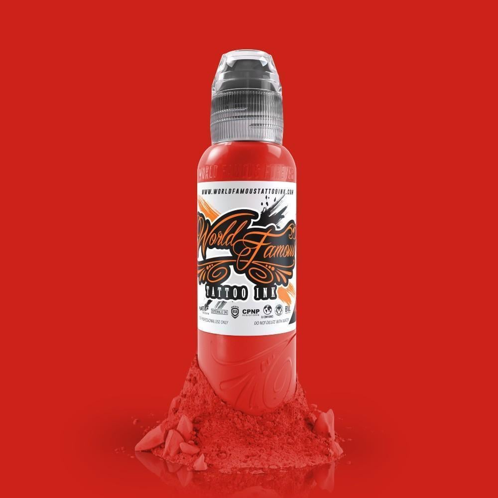 Тату краска World Famous Mayon Lava Red 15 мл