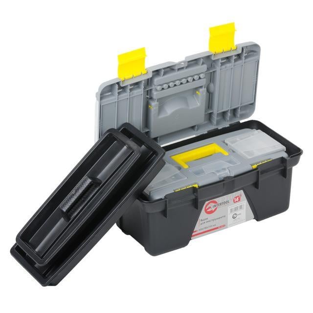 Комплект ящиков для инструмента Intertool BX-0303 10"/12"/14" 3 шт. (129043) - фото 6