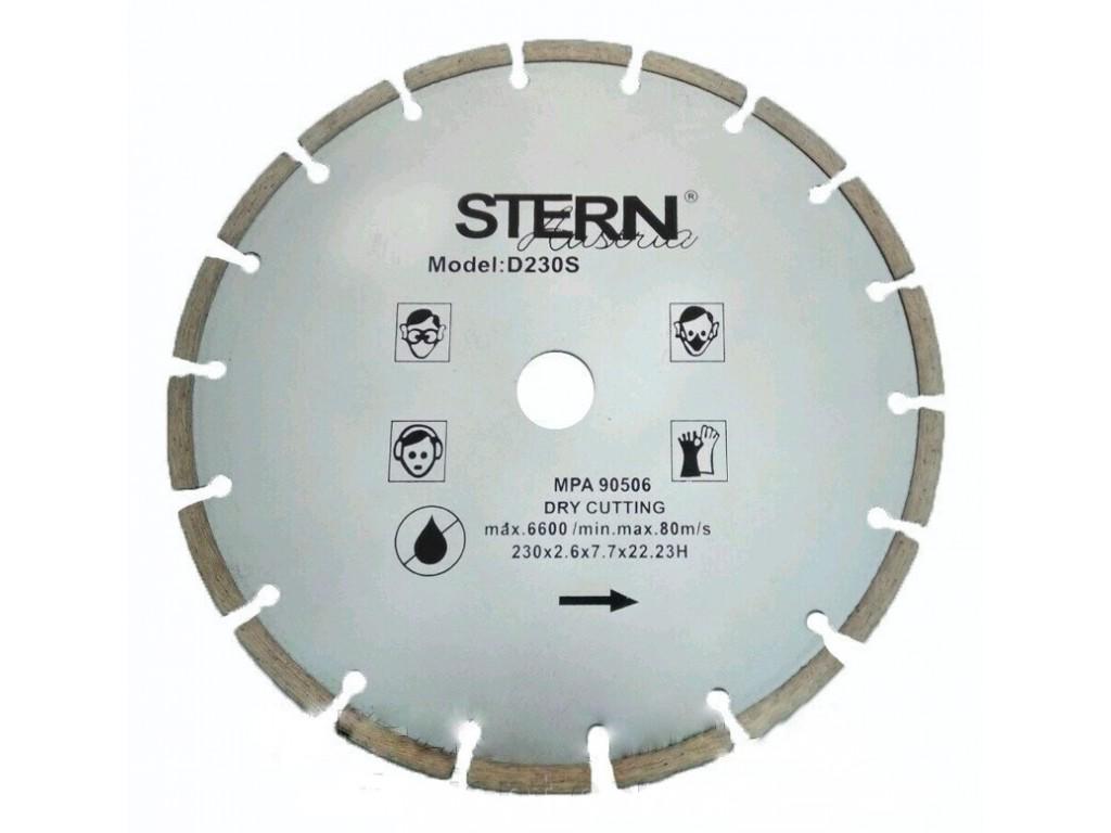 Диск алмазный STERN S 230x2,6x22,2 мм (P-743)