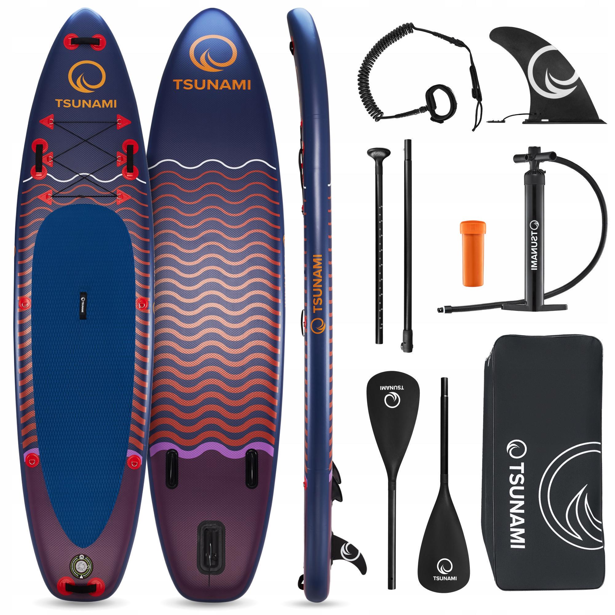 SUP-доска надувная TSUNAMI 350 см с веслом Wave T05 (51952) SUP-доска надувная TSUNAMI 350 см с веслом Wave T05 (51952)