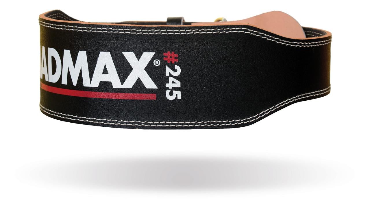 Пояс для важкої атлетики MadMax MFB-245 Full leather шкіряний XL Black