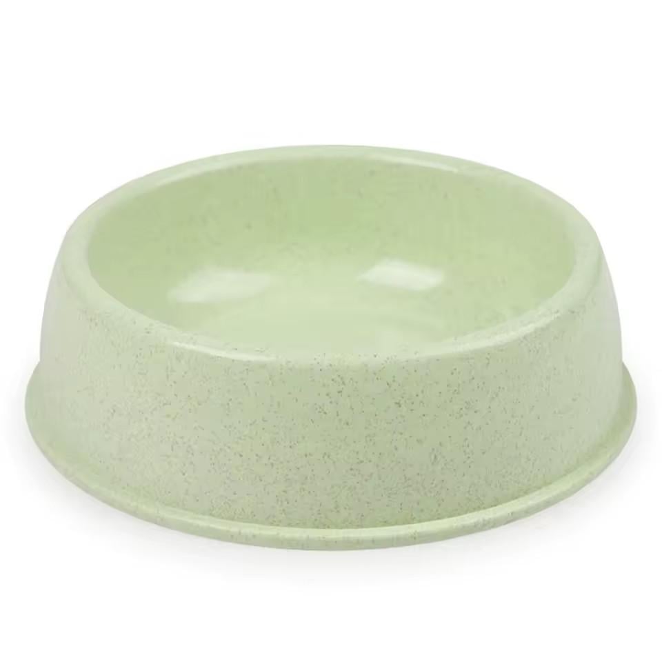 Миска для тварин пластикова 18 20х6 см Зелений (2594976838)