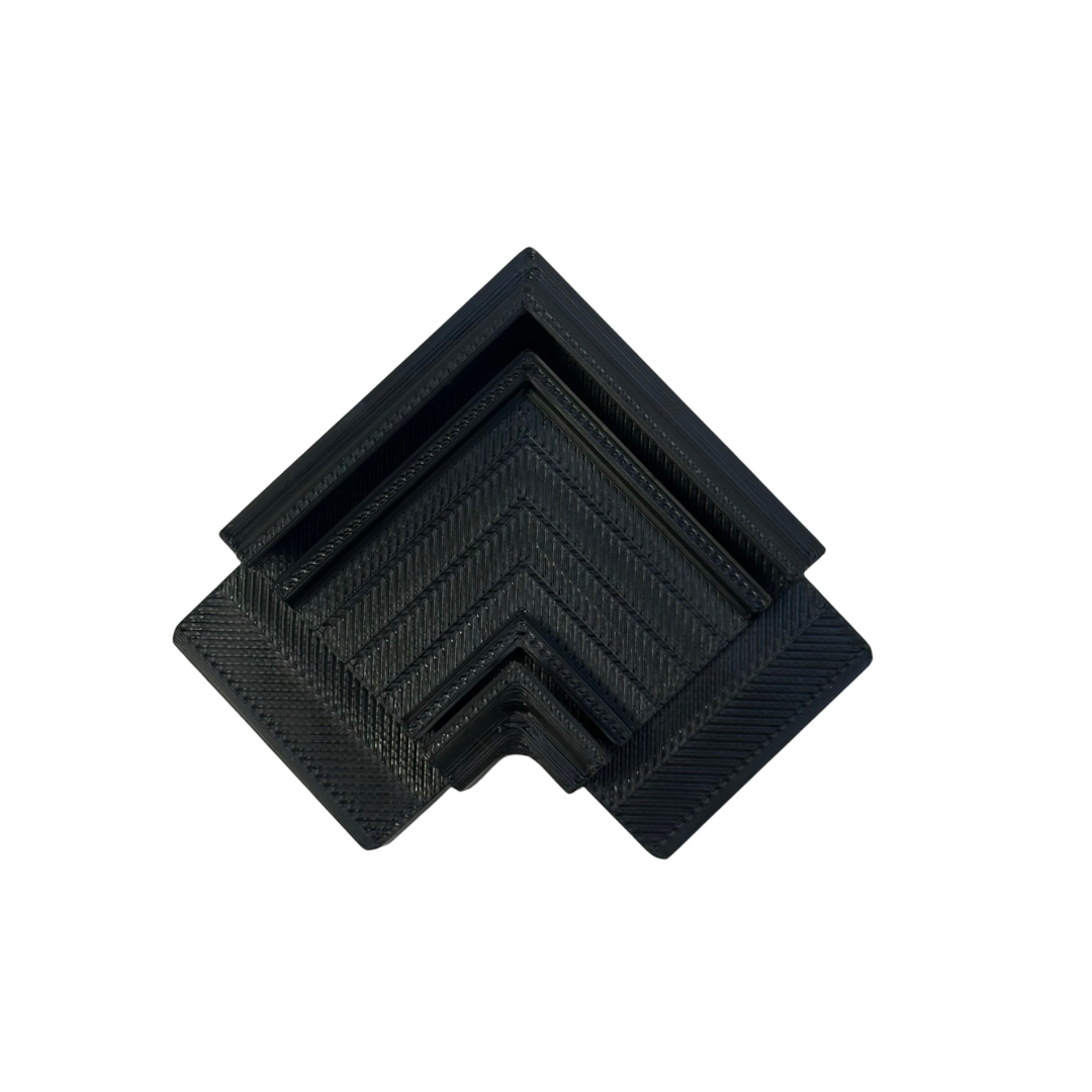 Угол для профиля Alteza 3D №3 35 мм внутренний 90° (21022089) Угол для профиля Alteza 3D №3 35 мм внутренний 90° (21022089)