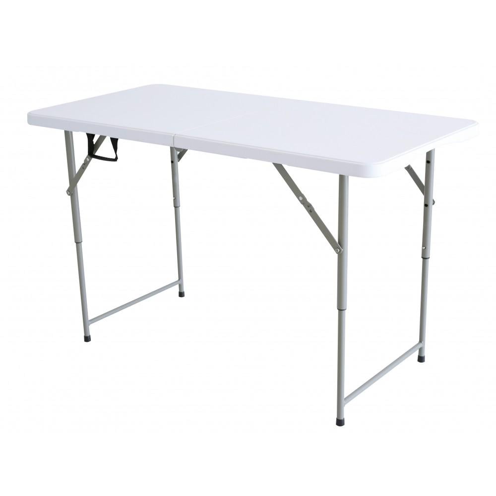 Стол раскладной туристический Bonro BS 122 см Белый (4240064412)
