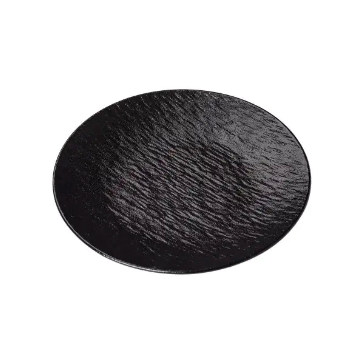 Тарілка десертна керамічна HP-7-729 20 см Чорний (A-033214) - фото 2 Тарілка десертна керамічна HP-7-729 20 см Чорний (A-033214) - фото 2