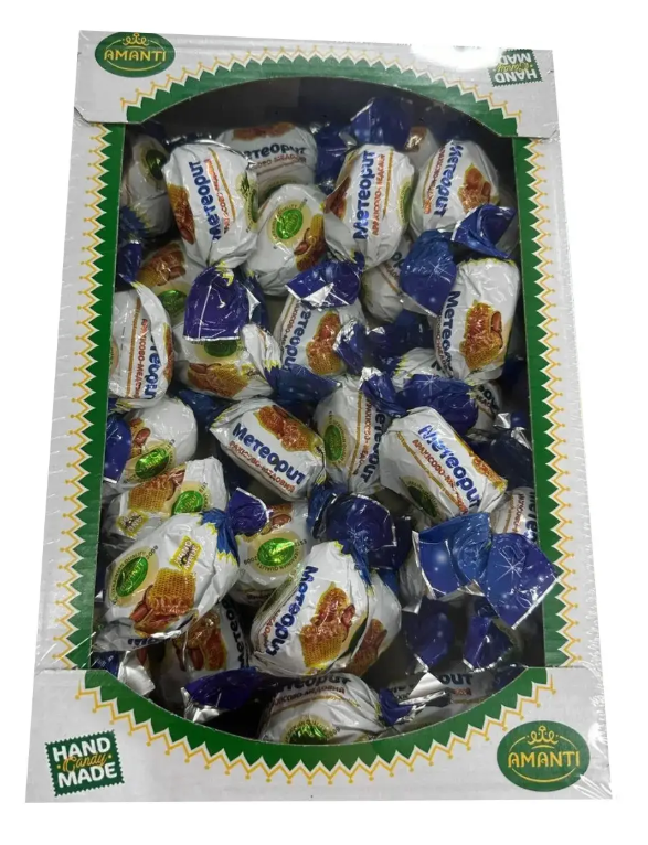 Конфеты Amanti Метеорит арахисово-медовый 1 кг Конфеты Amanti Метеорит арахисово-медовый 1 кг