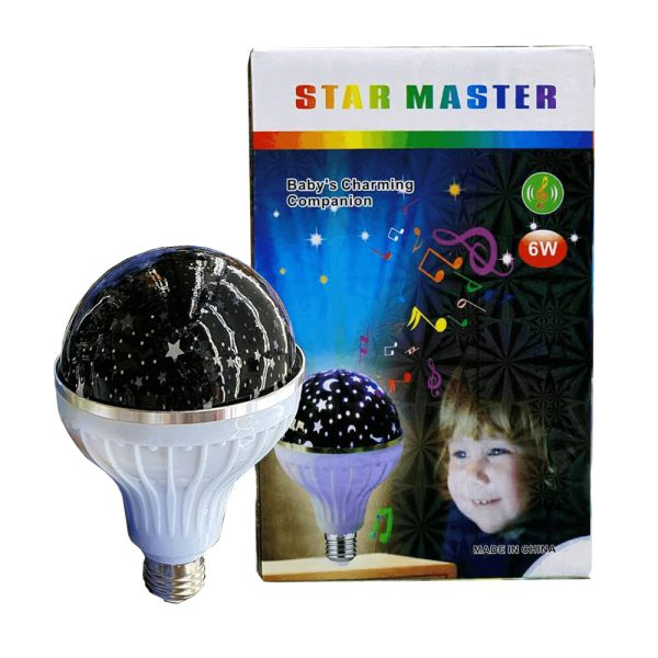 Проектор звёздного неба E27 Star Master Bulb601-HX 220 В 6 Вт 3 цвета свечения (d29dc6c0) - фото 7