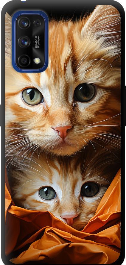 Чехол на Realme 7 Pro Котики 2 (5664b-2082-42517)