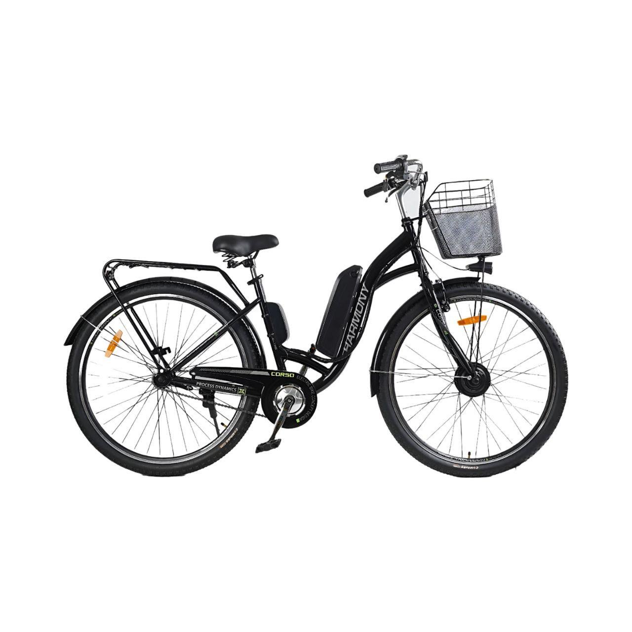 Електровелосипед Corso Harmony HR-28715 28" міський 350W 36V 10Ah з кошиком і багажником (27262624)