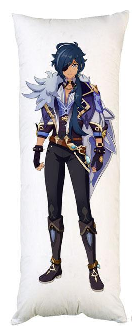 Подушка дакимакура Кэйа Геншин Импакт декоративная ростовая для обнимания 30x60 см (1834004306)