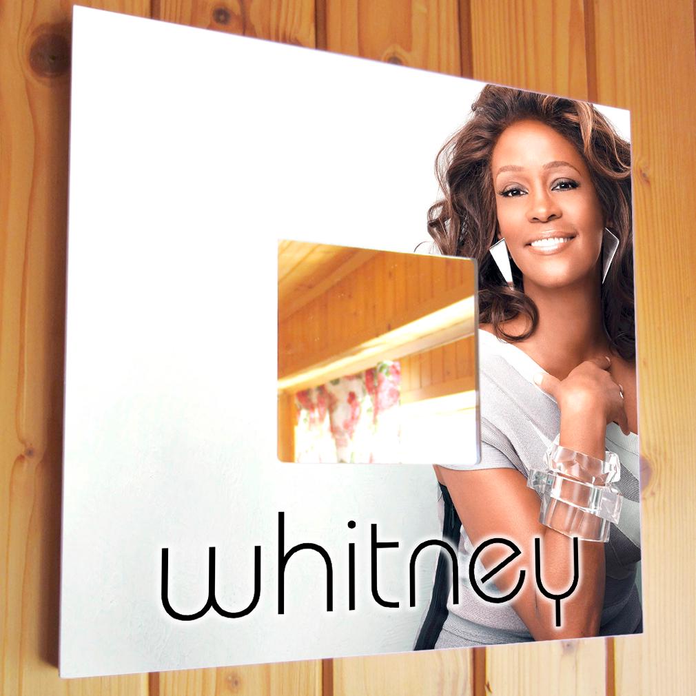 Зеркало декоративное Whitney Houston 260х260 мм (M00955)