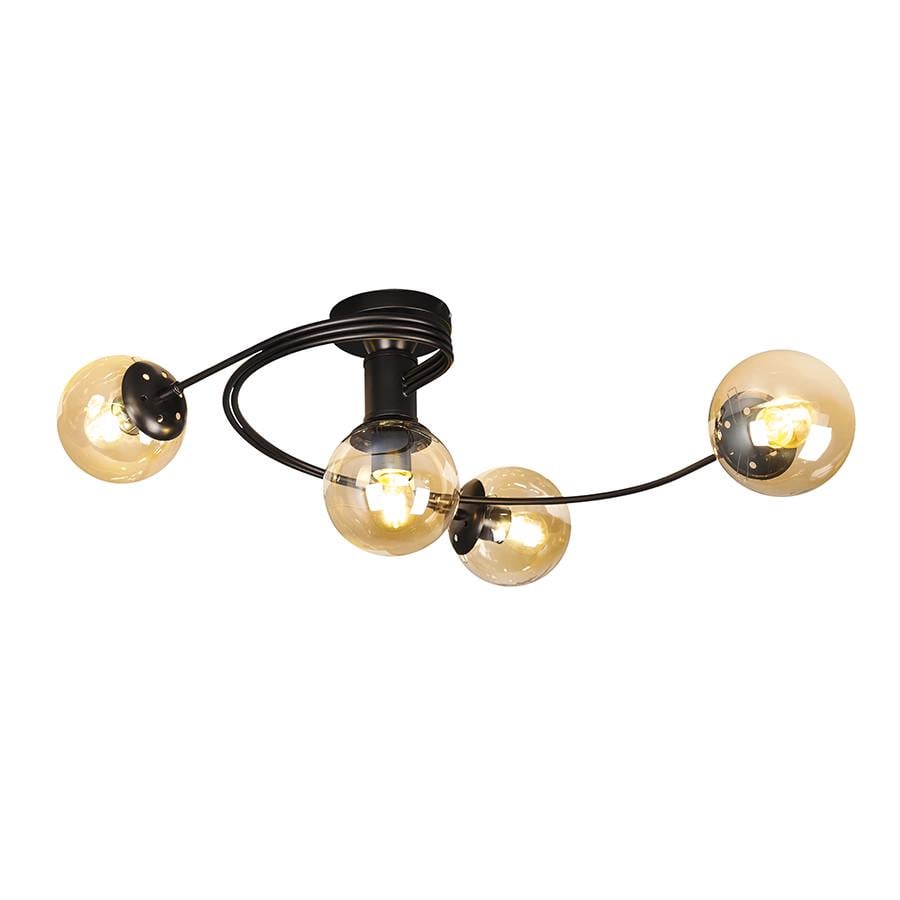 Люстра Levistella 761LX04-4 BK+BR Модерн на чотири плафони Бронзовий/Чорний (2608634613) - фото 2 Люстра Levistella 761LX04-4 BK+BR Модерн на чотири плафони Бронзовий/Чорний (2608634613) - фото 2