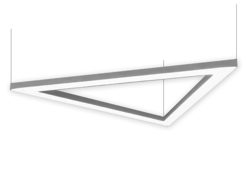 Подвесной светильник светодиодный LEDUA Дельта треугольник 220V 72W 5400 Lm 6000К 1000х1000х1000 мм (25344259)