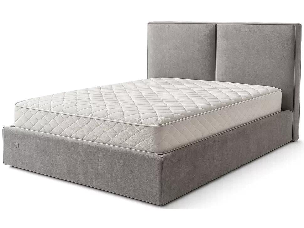 Кровать-подиум двуспальная DelhiNew Design Standart Simple 140х200 см Серый Кровать-подиум двуспальная DelhiNew Design Standart Simple 140х200 см Серый