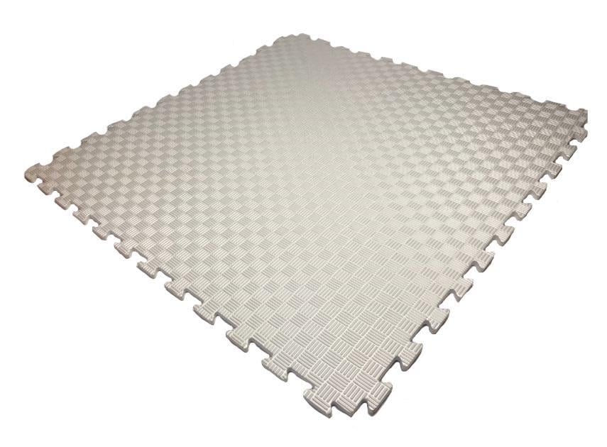 Мат-татами ласточкин хвост EVA 100х100х1 см Белый