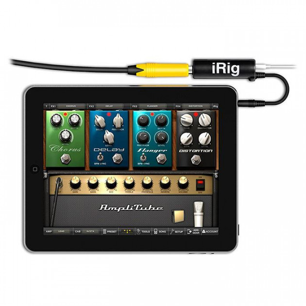 Аудиоинтерфейс Dynamode iRig Multimedia AmpliTube для подключения гитары к iPhone / iPod / iPad - фото 6