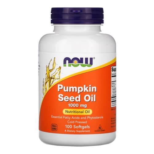 Тыквенное масло NOW Pumpkin Seed Oil 1000 мг 100 Softgels (NOW-01840) Тыквенное масло NOW Pumpkin Seed Oil 1000 мг 100 Softgels (NOW-01840)