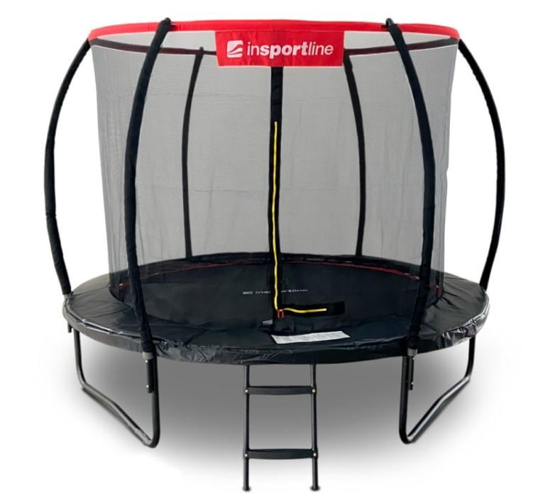 Батут с внутренней сеткой inSPORTline Flea PRO 305 см Черный (23879)