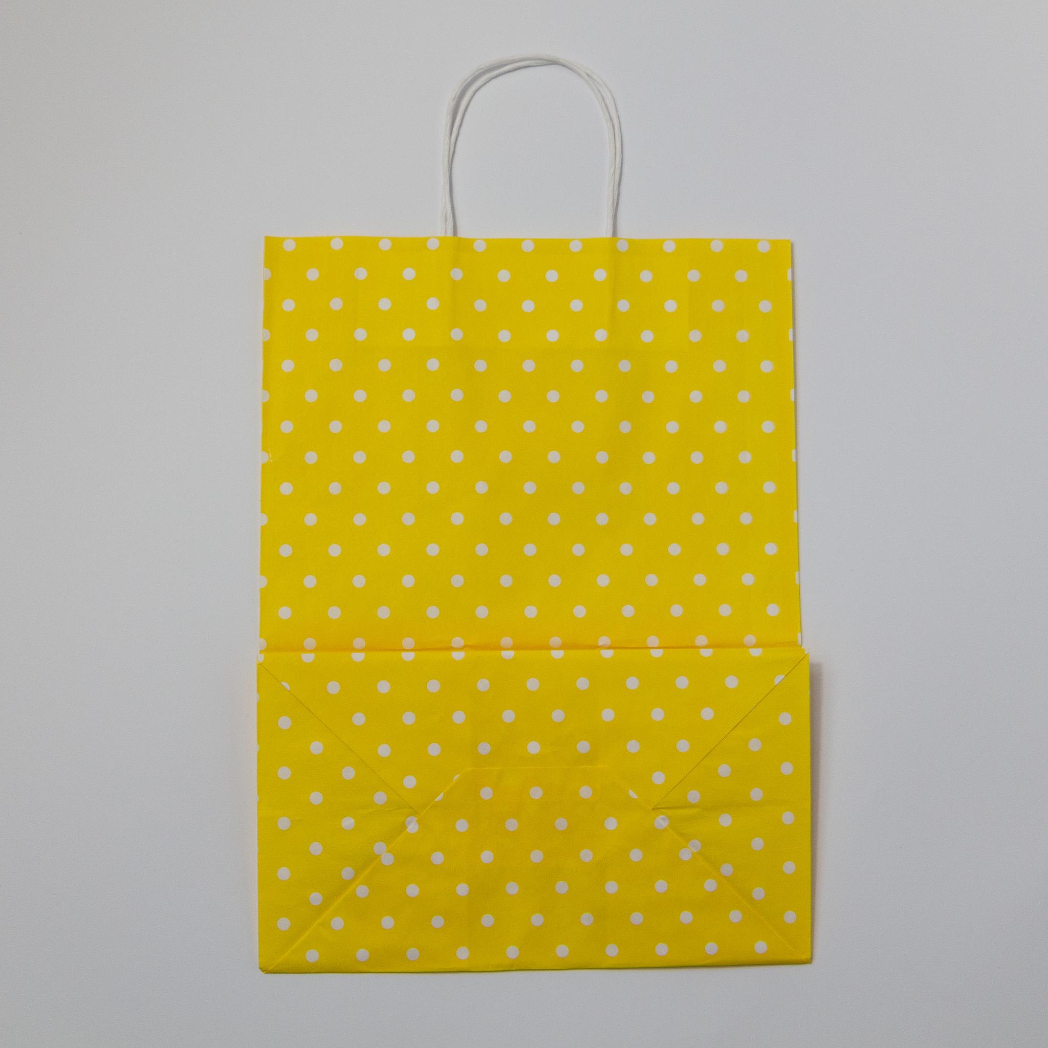 Пакет бумажный с витыми ручками 260х150х350 мм 30 шт. Жёлтый - фото 9 Пакет бумажный с витыми ручками 260х150х350 мм 30 шт. Жёлтый - фото 9