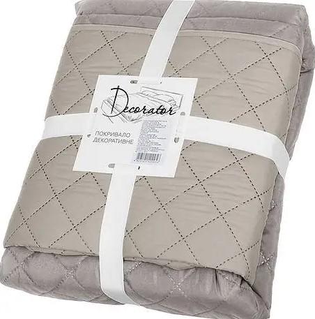 Покривало двостороннє Decorator Ultra Sonic Microfiber 180х215 см Сіро-коричневий/Бежевий (85-017) - фото 7 Покривало двостороннє Decorator Ultra Sonic Microfiber 180х215 см Сіро-коричневий/Бежевий (85-017) - фото 7