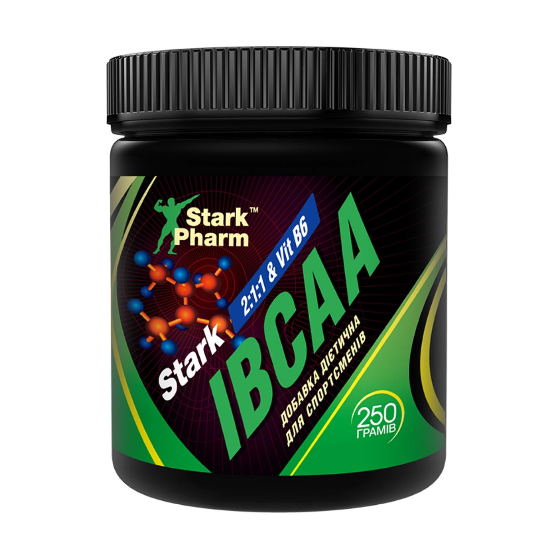 Аминокислота Stark IBCAA 2-1-1/Vit B6 250 г Unflavoured (2023-10-2208)