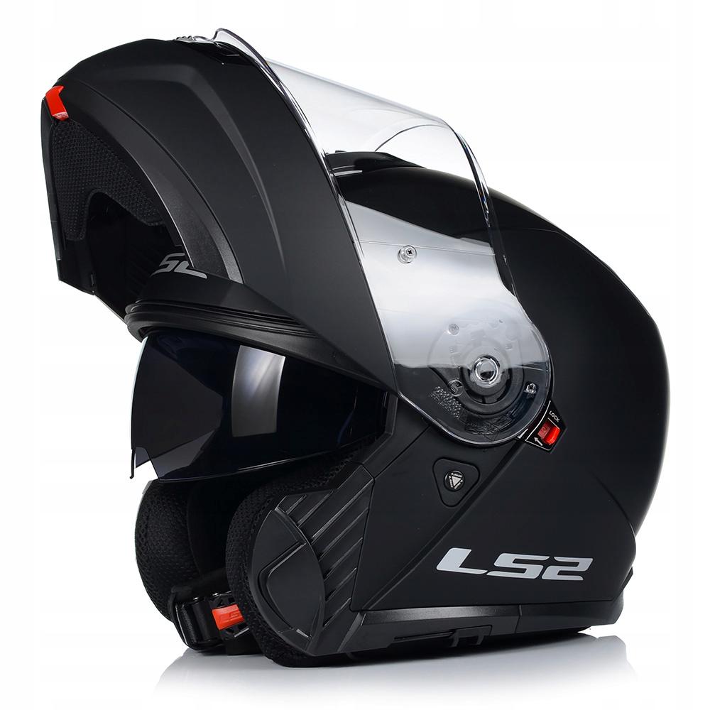 Мотошлем LS2 FF908 Strobe II Solid ECE 22.06 2XL Matt Black (29189) - фото 4