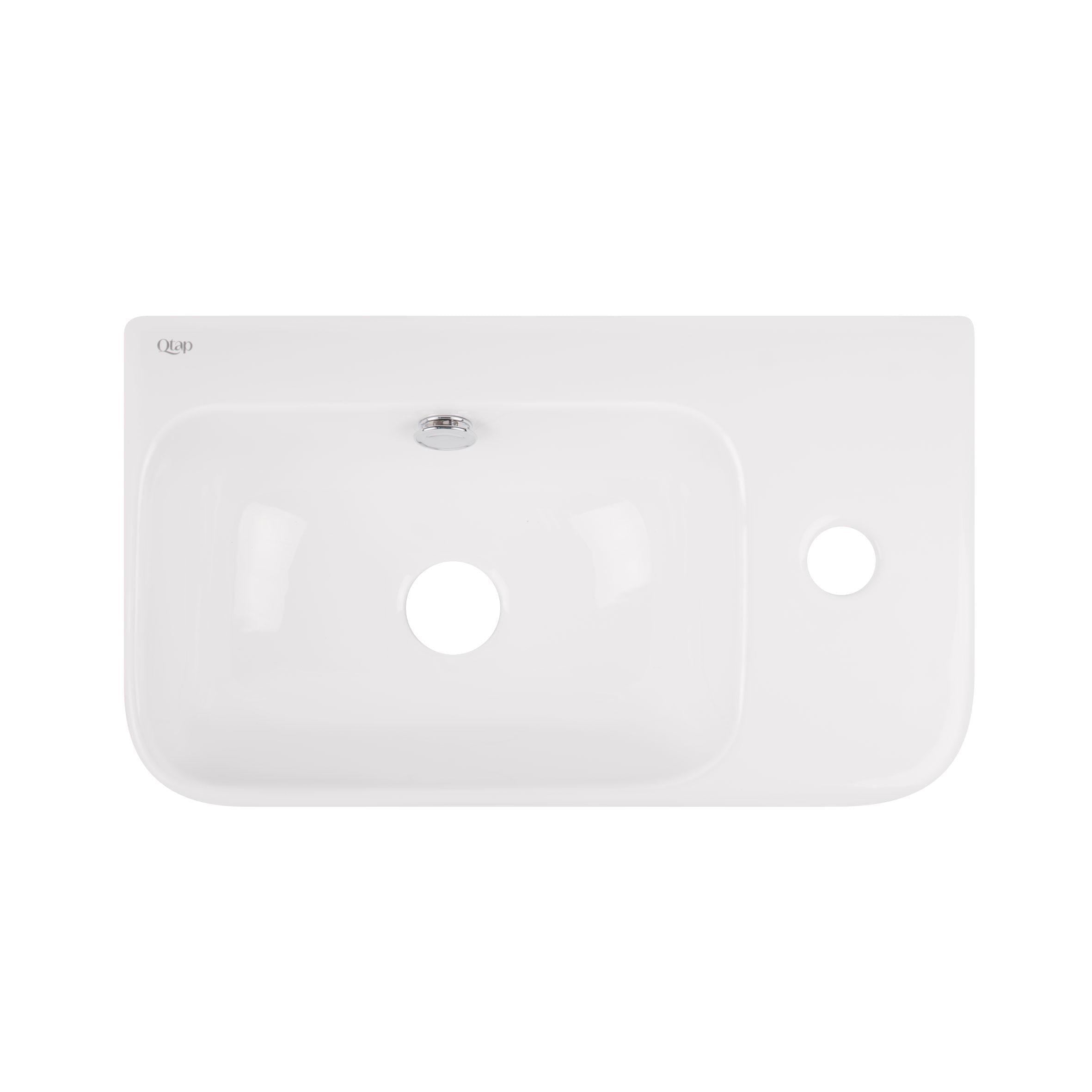 Раковина Q-tap Tern 450х250х158 мм White (QT1711H02LW)