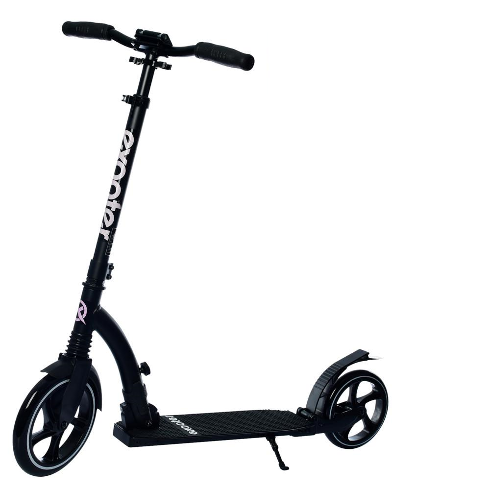 Самокат міський SR 2-035-3-B двоколісний для дорослих і дітей від 8 років Чорний