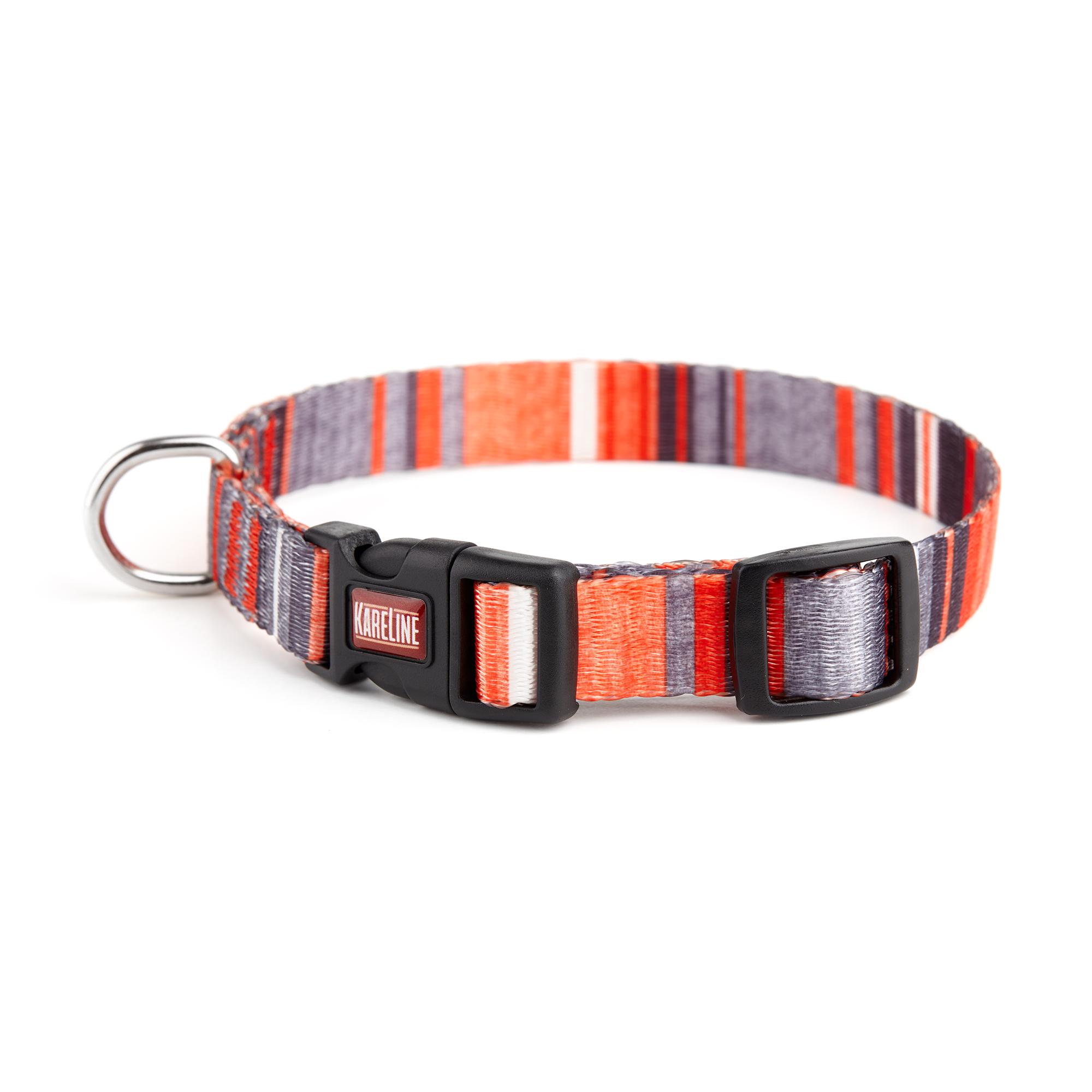 Ошейник KareLine LINE из нейлона с пластиковой пряжкой 15 мм 240-340 мм (0801/3)