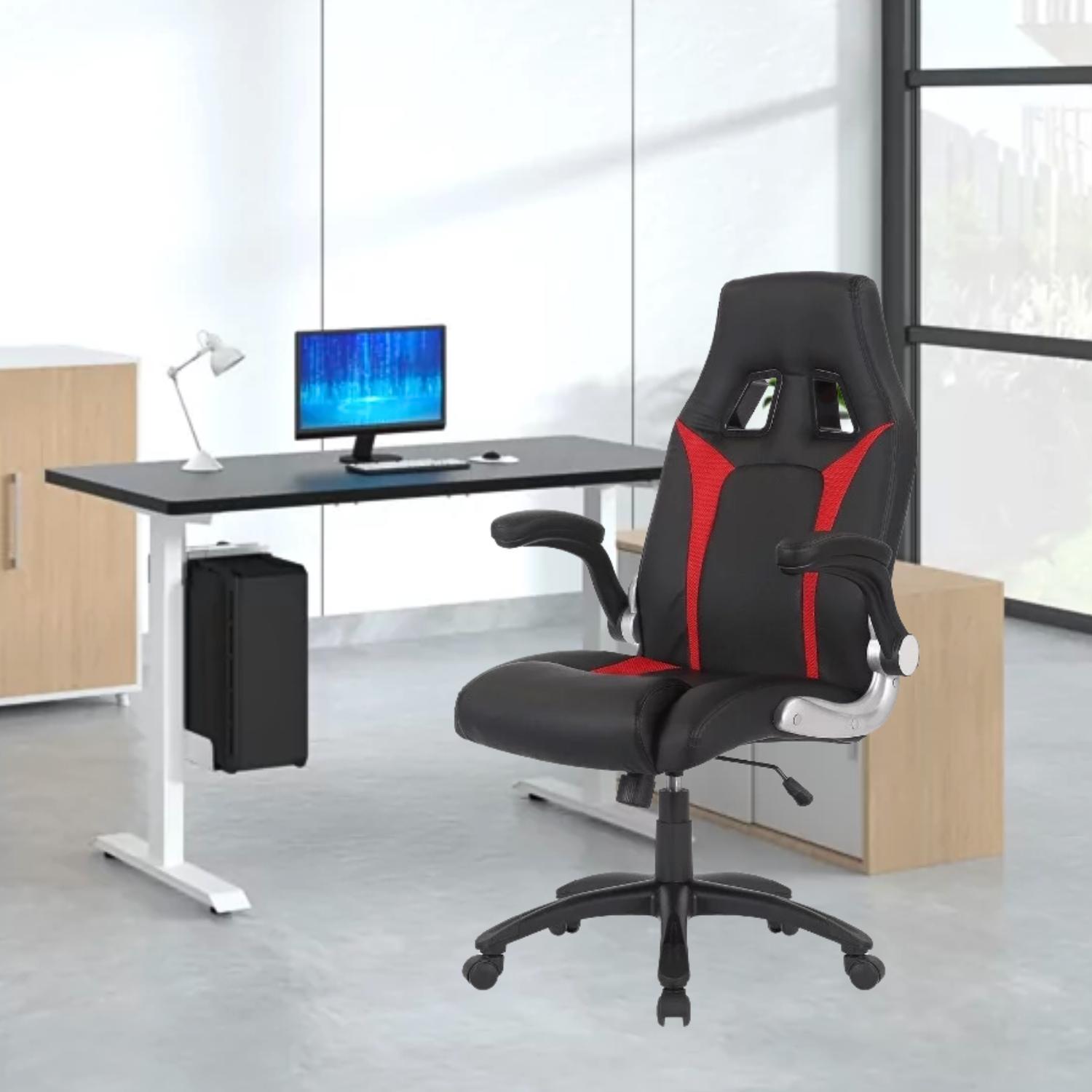 Крісло геймерське з TILT Fregat Shark до 130 кг Червоний/Чорний - фото 6