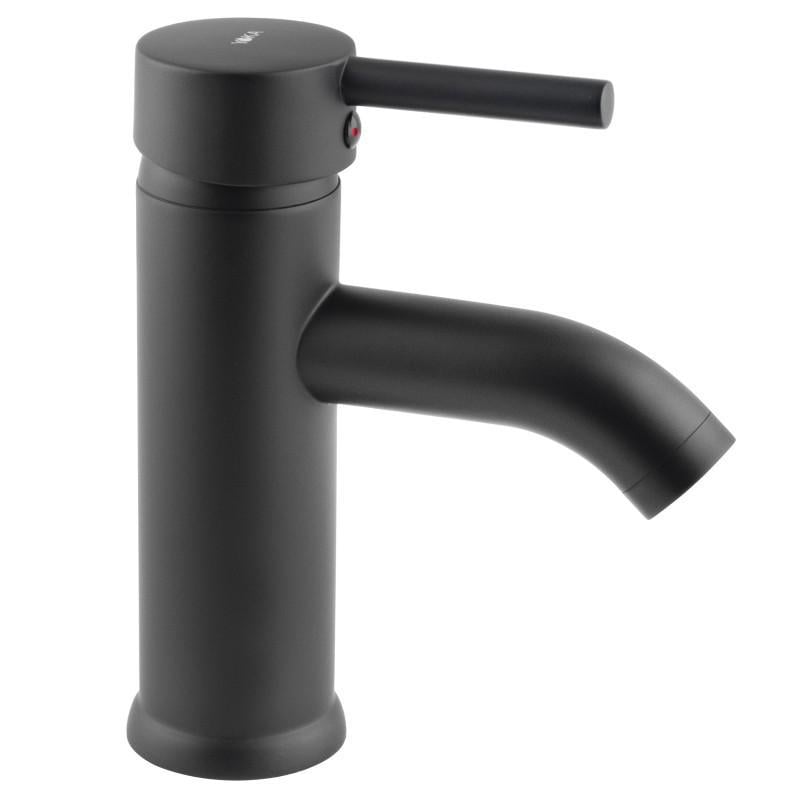 Смеситель для умывальника Spa низкий Черный (BU.SPA-24-BLK)