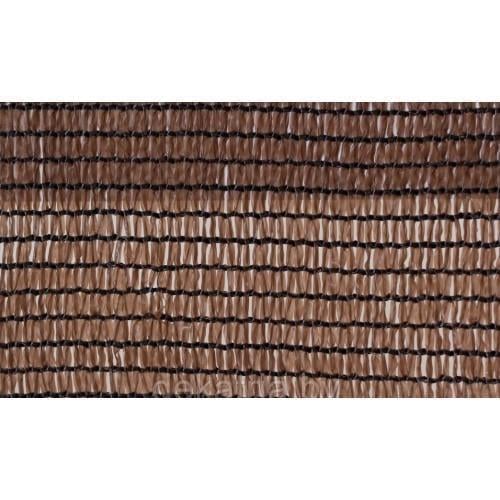 Сетка затеняющая Growtex для заборов 110 г/м2 1х50 м Коричневый