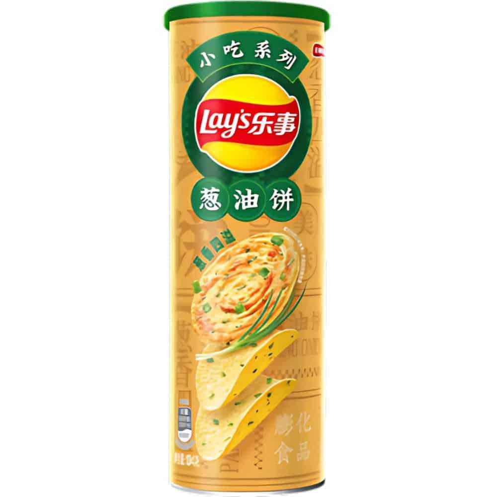 Чипсы Lays Chips Scallion Pancake блины с зеленым луком 90 г