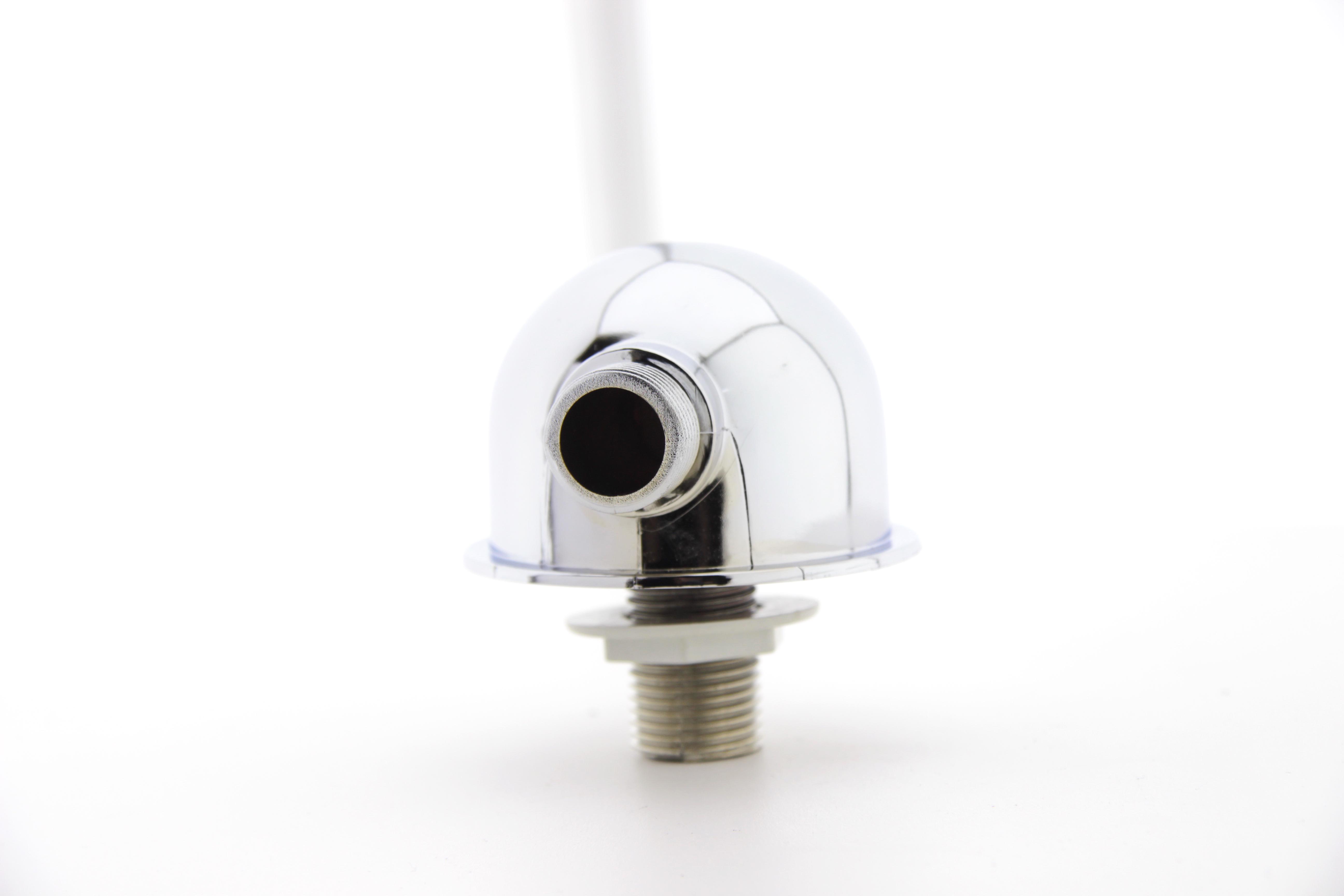 Куточок підключення душа з зовнішньою різьбою Хром (УД02) - фото 5