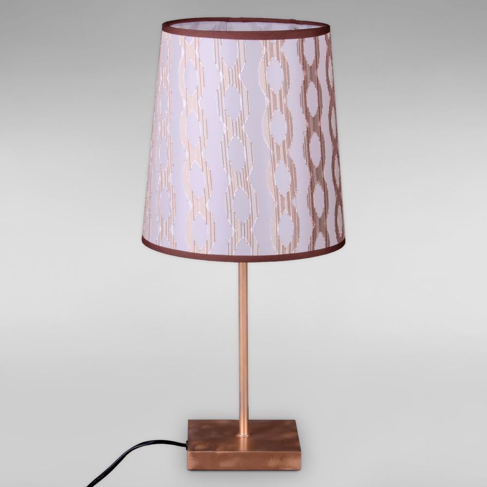 Настольная лампа с абажуром Light House DL-18355/1T Золотистый