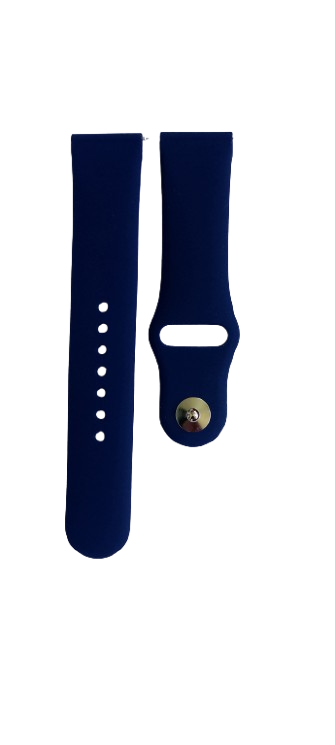 Ремешок для часов силиконовый 22х175 мм Dark Blue (2892) - фото 1 Ремешок для часов силиконовый 22х175 мм Dark Blue (2892) - фото 1