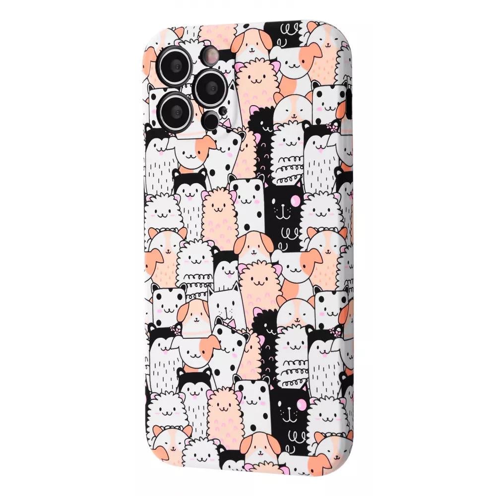 Чохол WAVE NEON X LUXO Cute Series iPhone 13 Pro домашні тварини З малюнком - фото 1