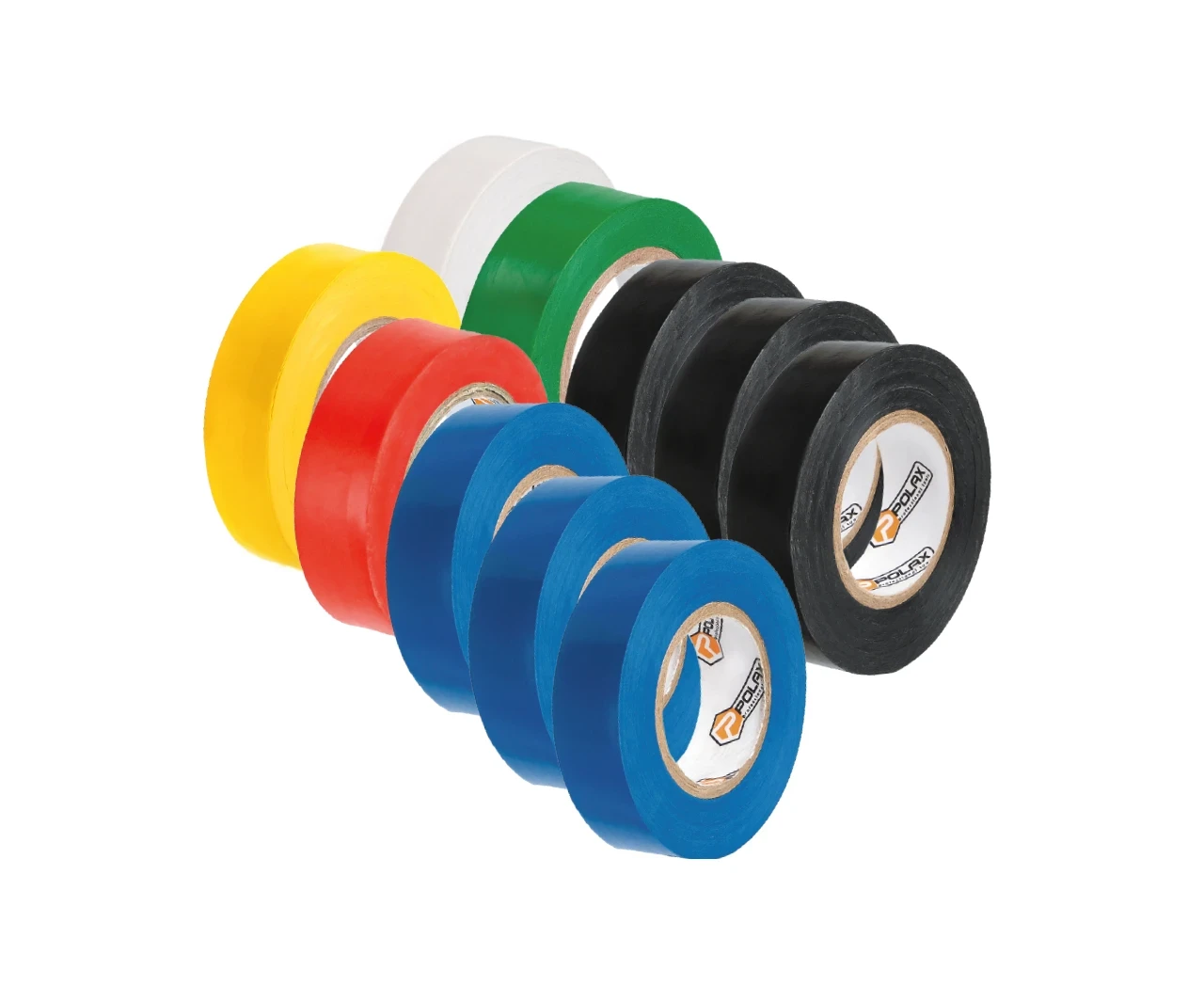 Набор изоляционных лент Polax ПВХ 10 м Разноцветный (2398485387) - фото 1 Набор изоляционных лент Polax ПВХ 10 м Разноцветный (2398485387) - фото 1